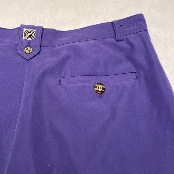 Jamie Sadock Golf Shorts Size 14 Purple Long Modest - Picture 6 of 10